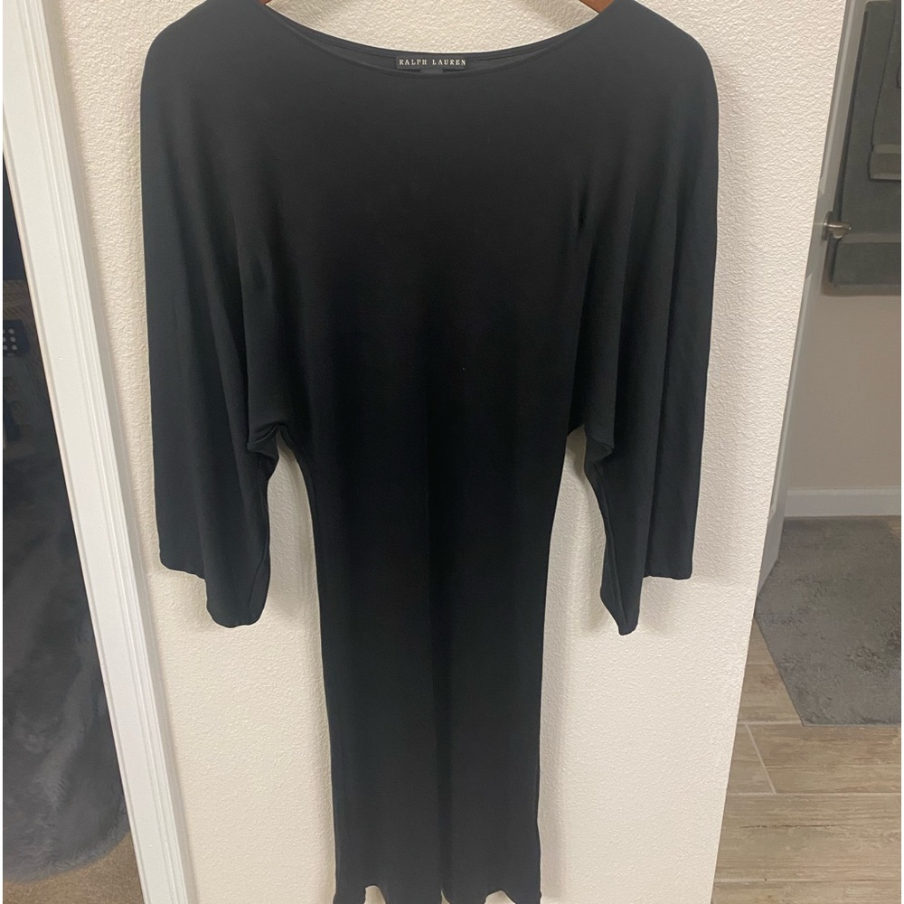 Women’s Ralph Lauren Bat Wing Dress, Black, Size Small